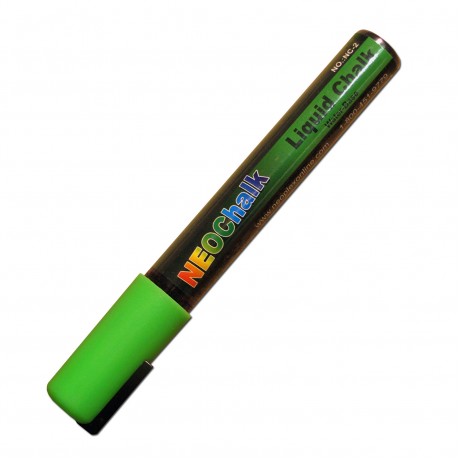 1/4" Chisel Tip Neon Liquid Chalk Marker - Green