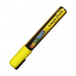 1/4" Chisel Tip Neon Liquid Chalk Marker - Yellow