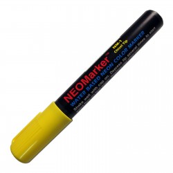 1/4" Yellow Chisel Tip Waterproof Sign & Art Marker Pen