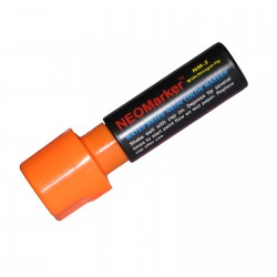 1-1/4" Extra Bold Waterproof Marker Pen - Orange