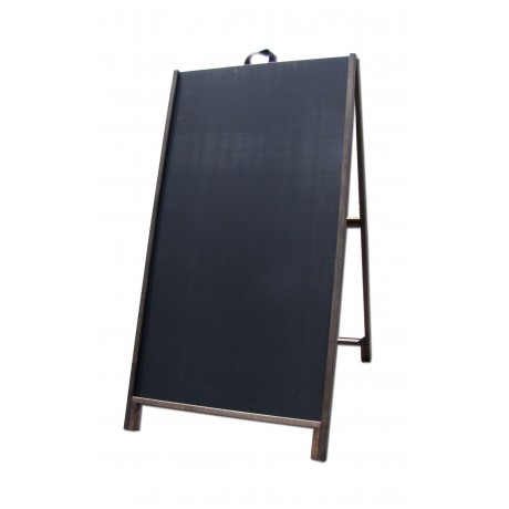 48" Hardwood A-Frame - Chalkboard Black Panels