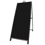 60" Hardwood A-frame - Acrylic Black Panels