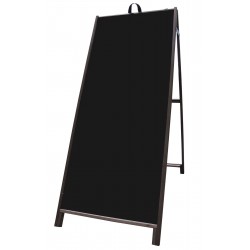 60" Hardwood A-frame - Acrylic Black Panels