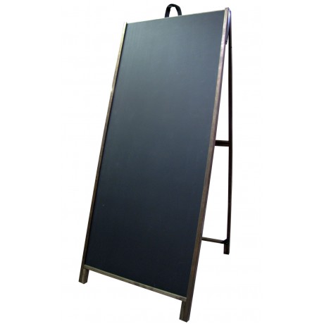 60" Hardwood A-frame - Chalkboard Black Panels
