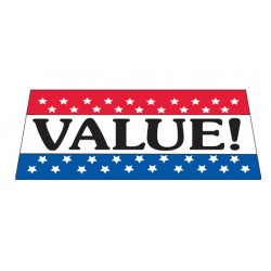 Value! Patriotic Vinyl Windshield Banner