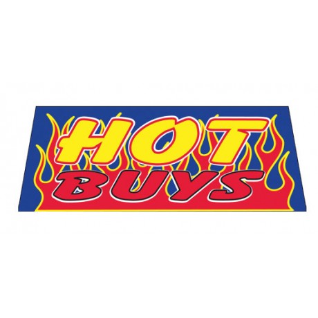 Hot Buys Vinyl Windshield Banner