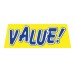 Value! Yellow Vinyl Windshield Advertising Banner