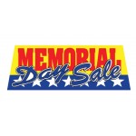 Memorial Day Sale Vinyl Windshield Advertising Banner