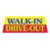 WALK IN DRIVE OUT Car Windshield Banner