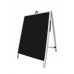 36" PVC A-Frame Sign - Acrylic Black Panels