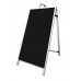 48" PVC A-Frame Sign - Acrylic Black Panels