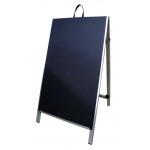 48" PVC A-Frame Sign - Chalkboard Black Panels
