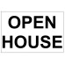 Open House Real Estate Banner Sign 2'x3'