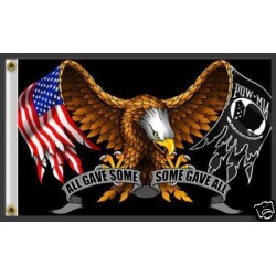 POW-MIA Eagle 3'x 5' Economy Flag