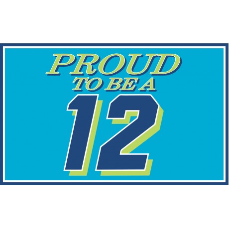 Seattle Seahawks Proud To Be A 12 3'x 5' NFL Flag