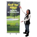 Roll-Up Banner Stand With Graphic