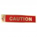 Gold Caution Policy Business Sticker