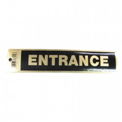 Gold Entrance Policy Business Sticker