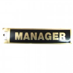 Gold Manager Policy Business Sticker