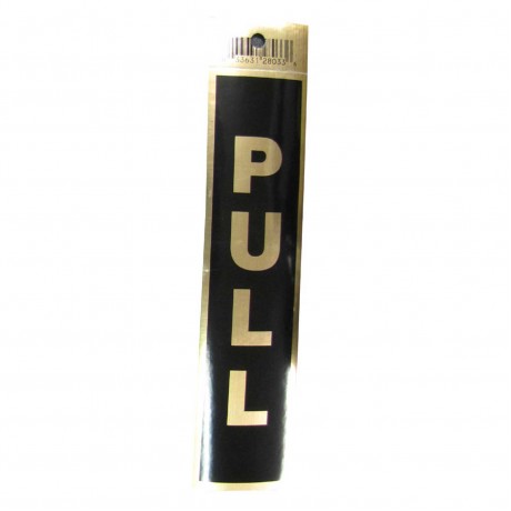 Gold Pull Policy Business Sticker