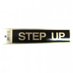 Gold Step Up Policy Business Sticker
