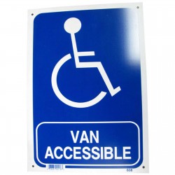 Van Accessible Policy Business Sign