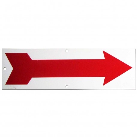 Red Arrow Policy Business Sign
