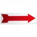 Red Arrow Policy Business Sign