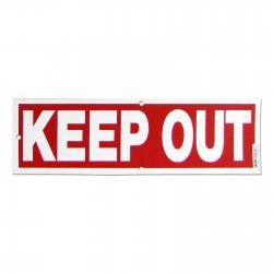 Keep Out Policy Business Sign