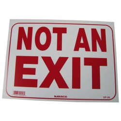 Not An Exit Policy Business Sign