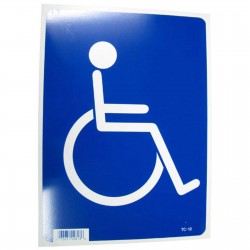 Handicapped Symbol Policy Business Sign