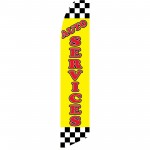 Auto Services Yellow Swooper Flag