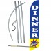 Dinner Special Blue Windless Swooper Flag Bundle