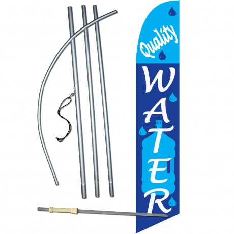 Quality Water Windless Swooper Flag Bundle