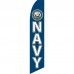 Navy Military Swooper Flag