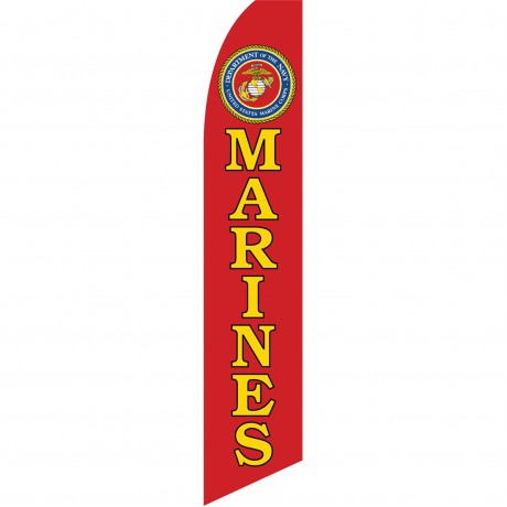 Marines Military Swooper Flag