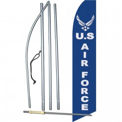 Air Force Military Swooper Flag Bundle