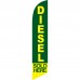 Diesel Sold Here Green Windless Swooper Flag