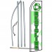 Recycling White Swooper Flag Bundle