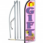 Gift Shop Extra Wide Swooper Flag Bundle
