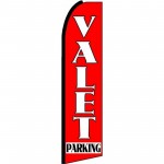 Valet Parking Extra Wide Swooper Flag