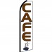 Cafe White Extra Wide Swooper Flag