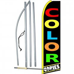 Color Copies Extra Wide Swooper Flag Bundle