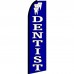 Dentist Dark Blue Extra Wide Swooper Flag