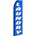 Laundry Blue Extra Wide Swooper Flag