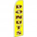 Donuts Yellow Extra Wide Swooper Flag