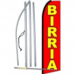 Birria (Goat/Lamb) Extra Wide Swooper Flag Bundle