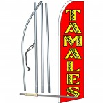 Tamales Extra Wide Swooper Flag Bundle