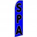 Spa Blue Extra Wide Swooper Flag