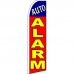 Auto Alarm Red Extra Wide Swooper Flag